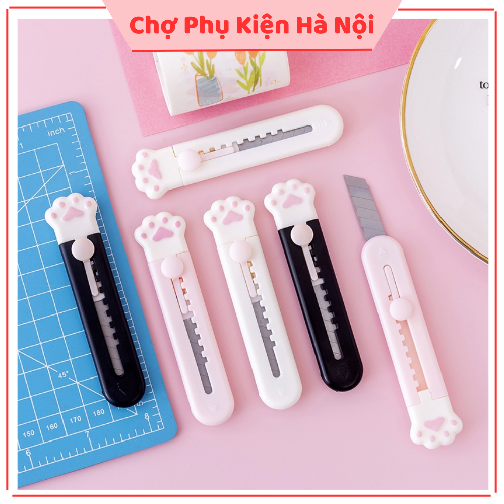 Dao Rọc Giấy Chân Mèo Dễ Thương cute A200 Chợ Phụ Kiện Hà Nội