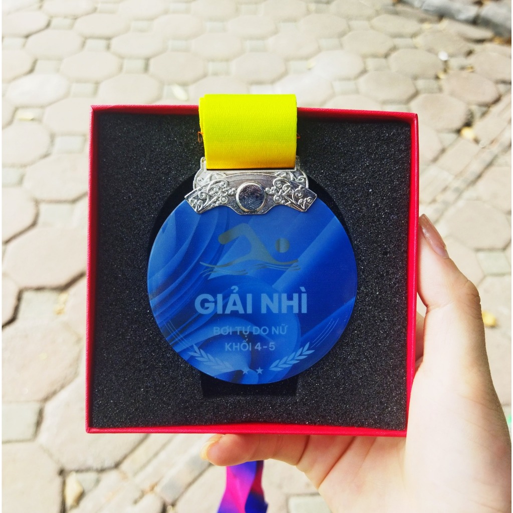 Huy Chương Pha Lê Kèm Hộp Đựng💥Huy Chương Lưu Niệm Giá Rẻ