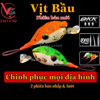 Mồi lure cá lóc NHÁI HƠI VỊT BẦU, action bơi và nhấp. Chính hãng DTD. caucaviet