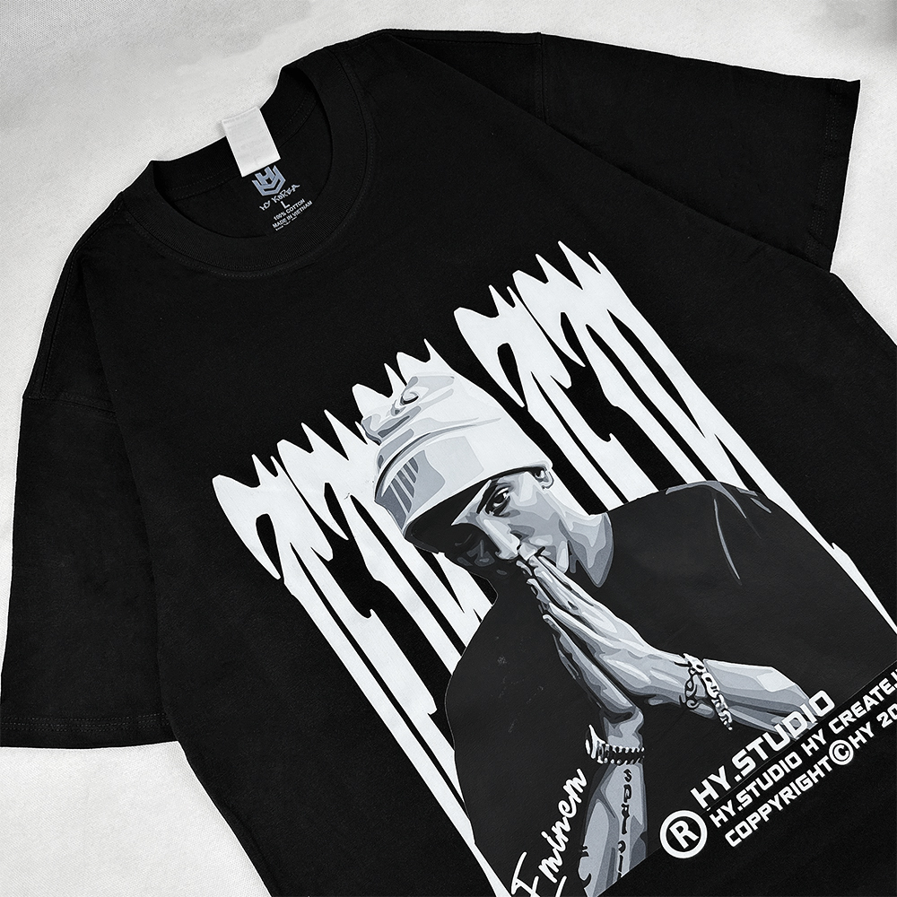 Áo Thun Form Rộng WEED EVERYDAY Rapper Eminem 1198 Tay Lỡ Cotton 100 Nam Nữ