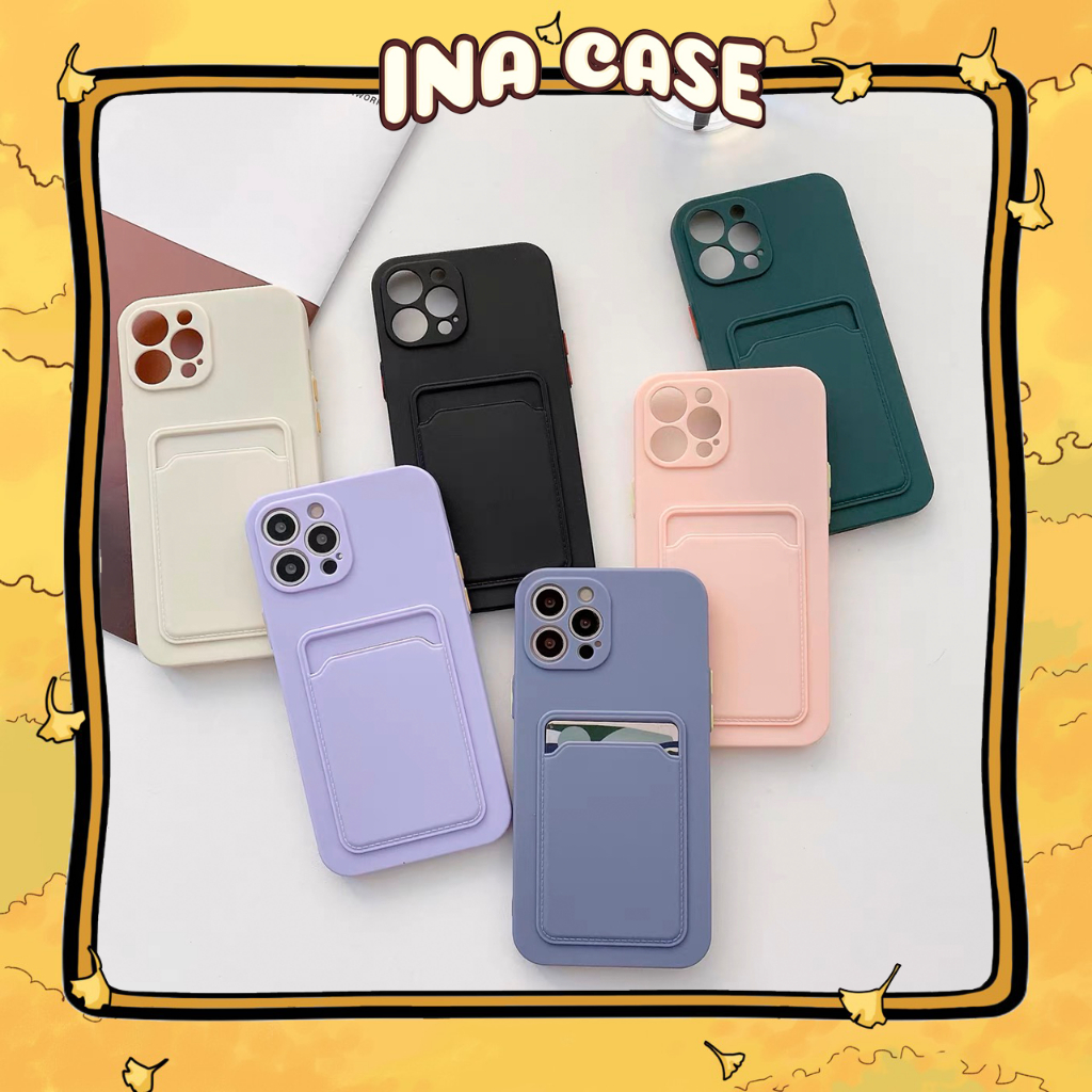 Ốp lưng iphone Dẻo Có Ngăn Đựng Thẻ 13promax/ 13pro/ 13/ 12promax/ 12pro/ 12/ 11promax/ 11/ x /xs /xsmax /7plus