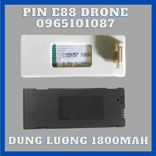 Flycam E88 Pro Mini Chất Lượng 4K HD, Kết Nối Wifi Với ĐIện Thoại, Điều Khiển Từ Xa Quay Phim Và Chụp Ảnh Trên Không