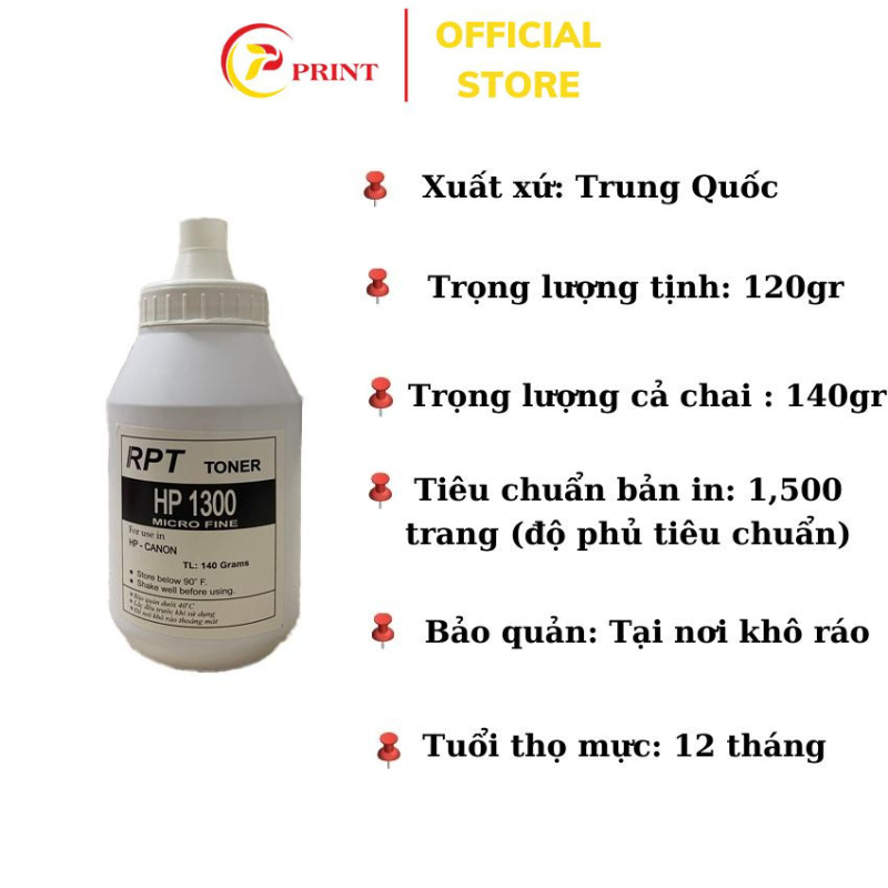 Mực đổ máy in RPT dùng cho máy in 2900,3300,251DW,251DW,Hp 1320/2015