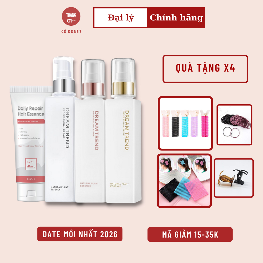 [HCM HOẢ TỐC 24/7] Tinh chất dưỡng tóc HAIR DIARY và AHA DREAM TREND tự chọn