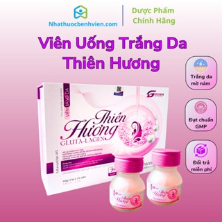 Viên uống trắng da Glutathione và Collagen Peptide Thiên Hương - Làm trắng da, mờ thâm nám, chống lão hóa, mềm mịn da