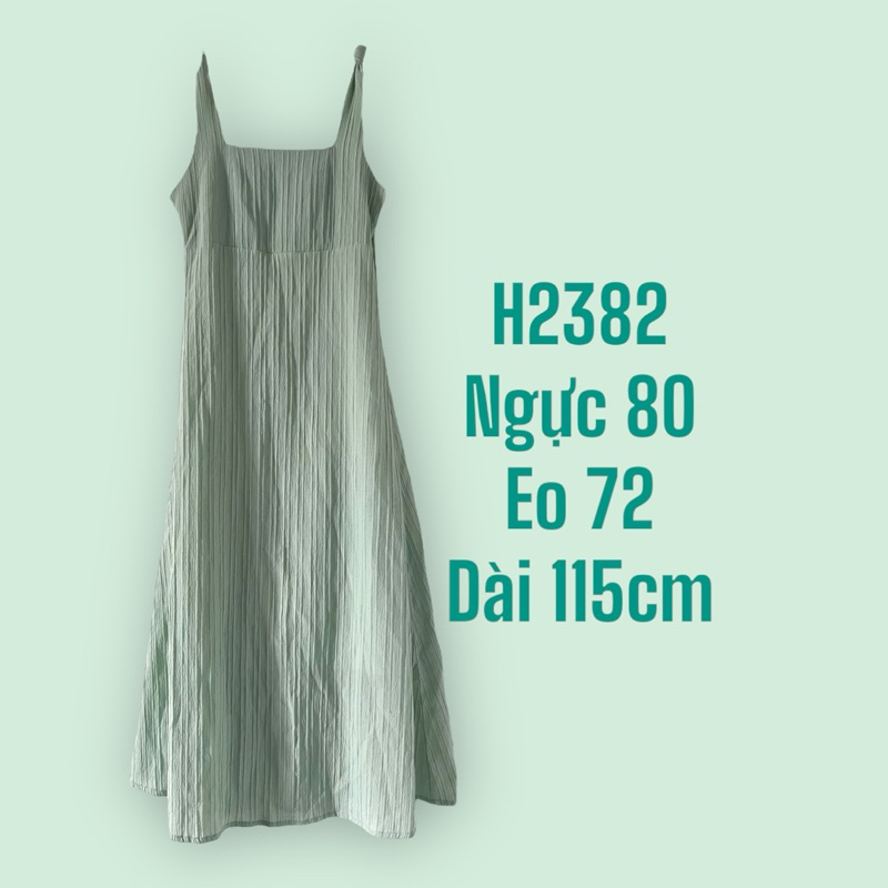 H2382 váy dây nữ si