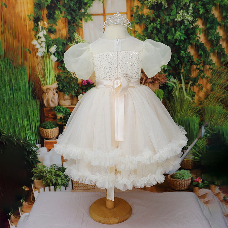 Đầm Váy Công Chúa Cho Bé Gái TiTiKids Đầm Tầng Nơ CC267