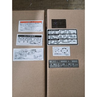 Bộ tem thông số cub, custom, dd nhật xe 70