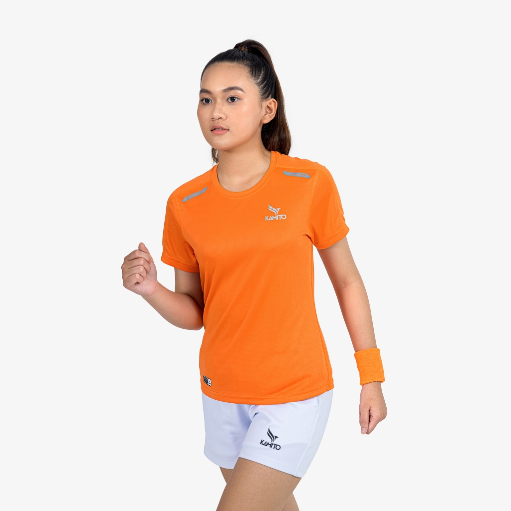 Áo thun chạy bộ nữ Running Kamito K-Sportwear mịn màng, siêu nhẹ, nhanh khô, mát mẻ, tôn dáng