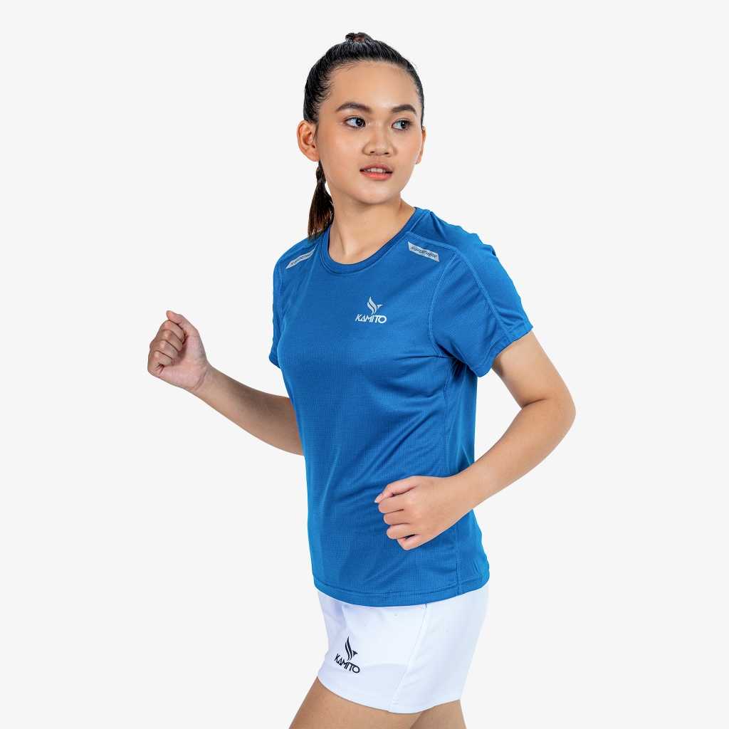 Áo thun chạy bộ nữ Running Kamito K-Sportwear mịn màng, siêu nhẹ, nhanh khô, mát mẻ, tôn dáng