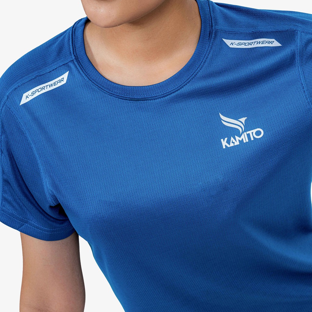 Áo thun chạy bộ nữ Running Kamito K-Sportwear mịn màng, siêu nhẹ, nhanh khô, mát mẻ, tôn dáng