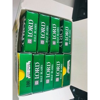 Dao lam Lord nửa lưỡi , dao tem Lord, Vỉ dao lam cạo râu Lord nửa lưỡi tách sẵn tiện lợi