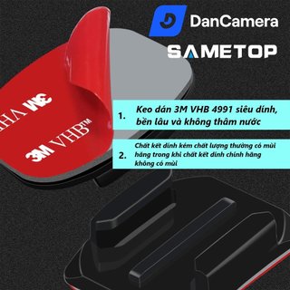 Keo 3M và đế dán | CHÍNH HÃNG GOPRO| nón bảo hiểm cho camera hành trình Gopro, Gitup, SJCAM
