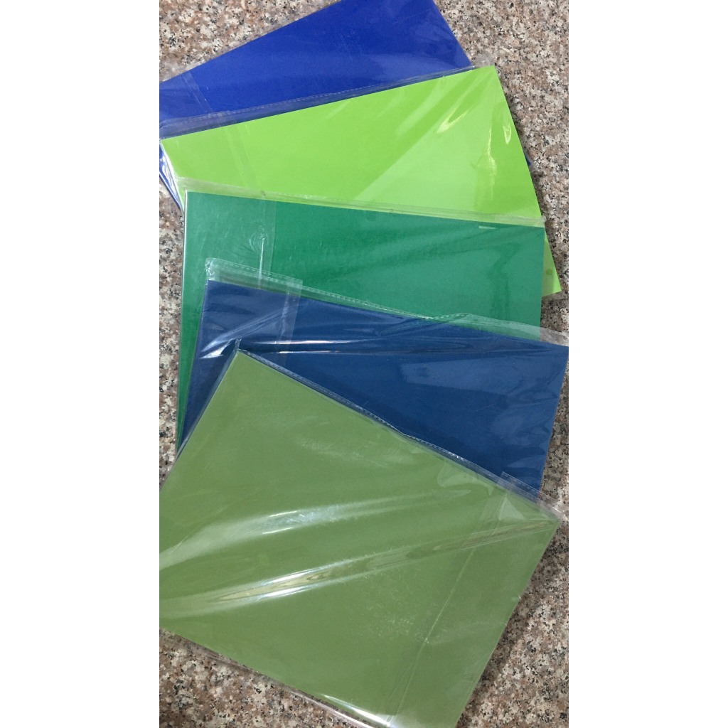 100 tờ giấy màu xanh nhập ngoại ĐL 160gsm - A4