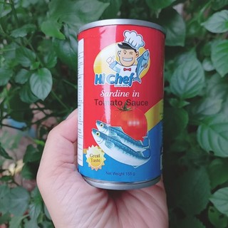 Lốc 10 lon cá mòi hi chef 155gr×10lon