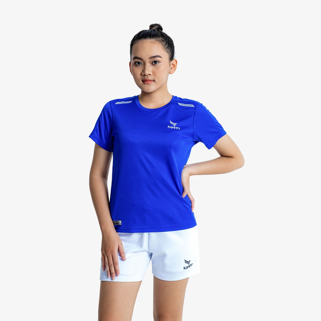 Áo thun chạy bộ nữ Running Kamito K-Sportwear mịn màng, siêu nhẹ, nhanh khô, mát mẻ, tôn dáng