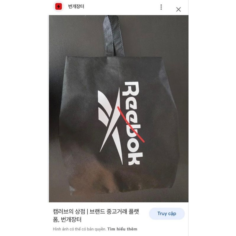 Túi xách đa năng Reebook* đựng giày, dép, quần áo có quai - dư xịn