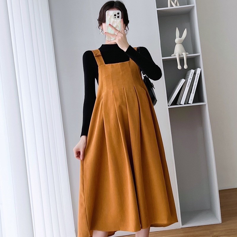 Yếm bầu thu đông công sở