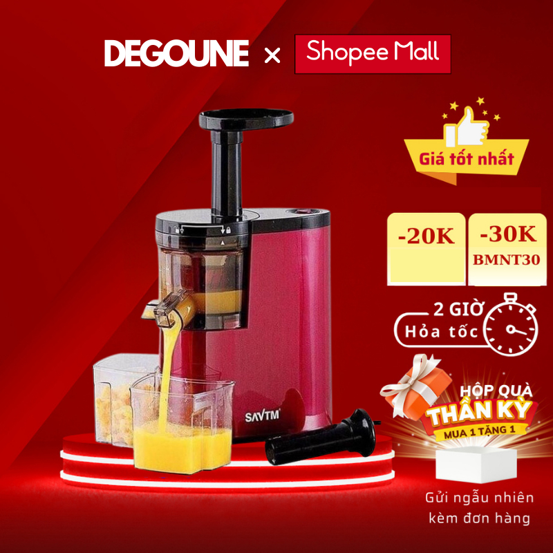 Máy Ép Trái Cây Chậm DEGOUNE Hàng Cao Cấp Siêu Bền Tiện Lợi Bảo Hành 1 Đổi 1