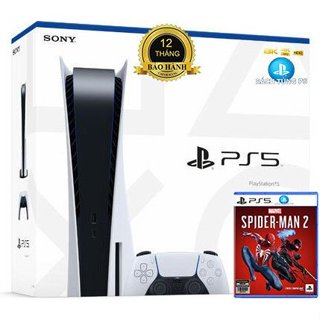Máy chơi game Sony Ps5 Slim tặng kèm game Spider Man 2 Asia