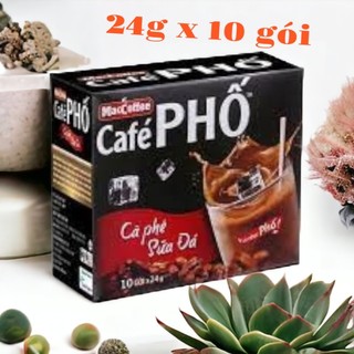 Cà phê sữa đá maccoffee café phố 240g