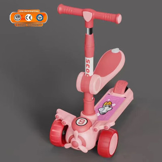 Xe trượt Scooter 3 bánh phát sáng phát đèn cho bé 2-7 tuổi