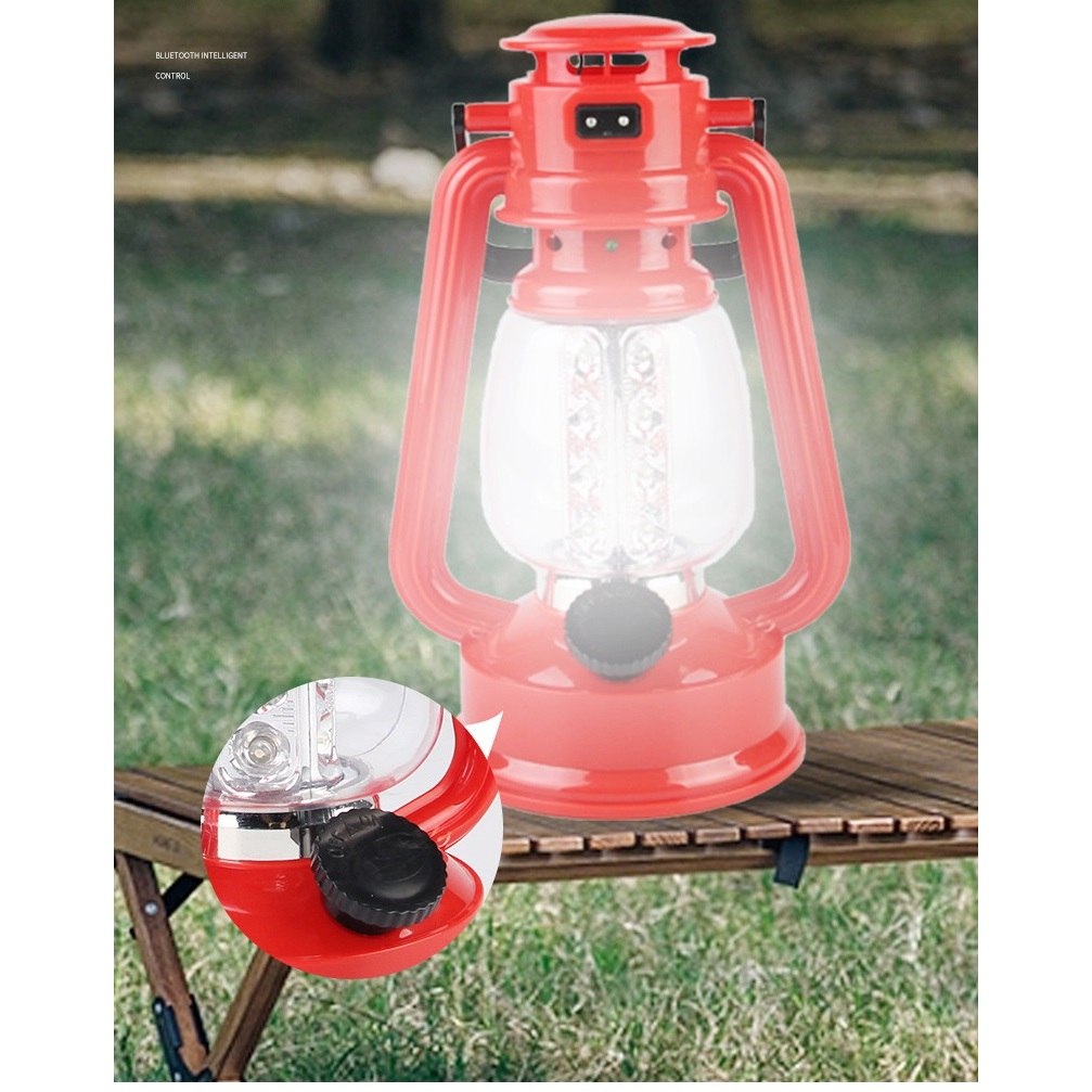 Đèn lồng cầm tay sạc pin để bàn Ba -108 xài 2 chế độ - đèn pin led siêu sáng