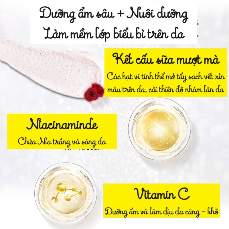 Kem tắm tẩy tế bào chết trắng da OLay Body B3+