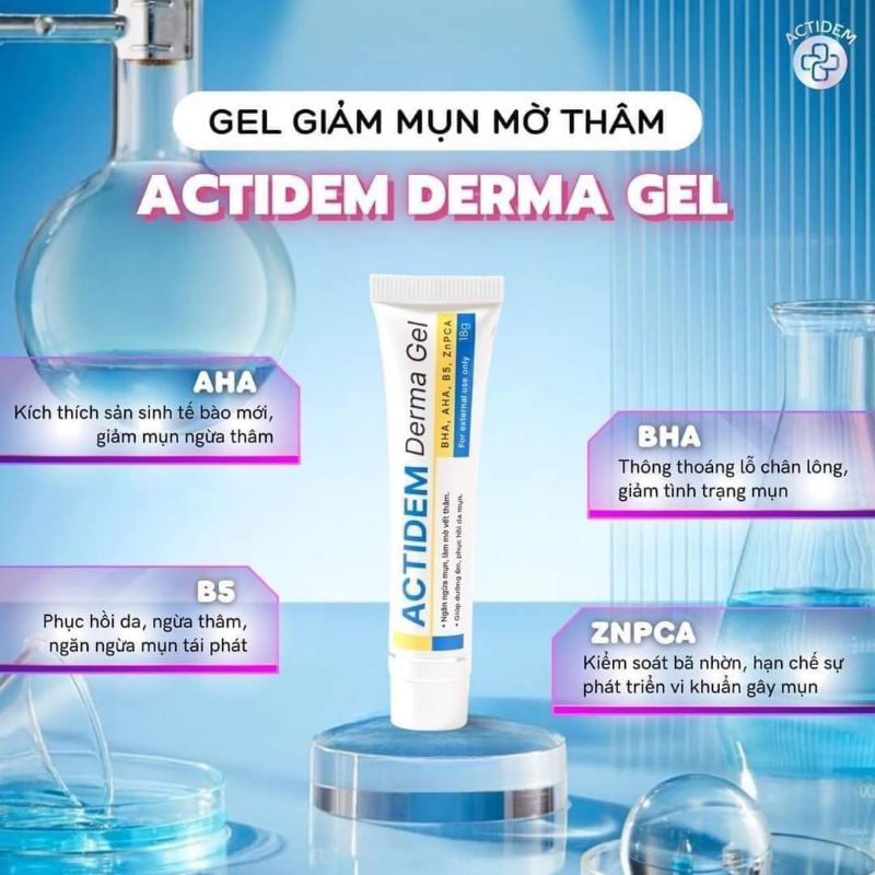 Gel dưỡng da giảm mụn giảm thâm