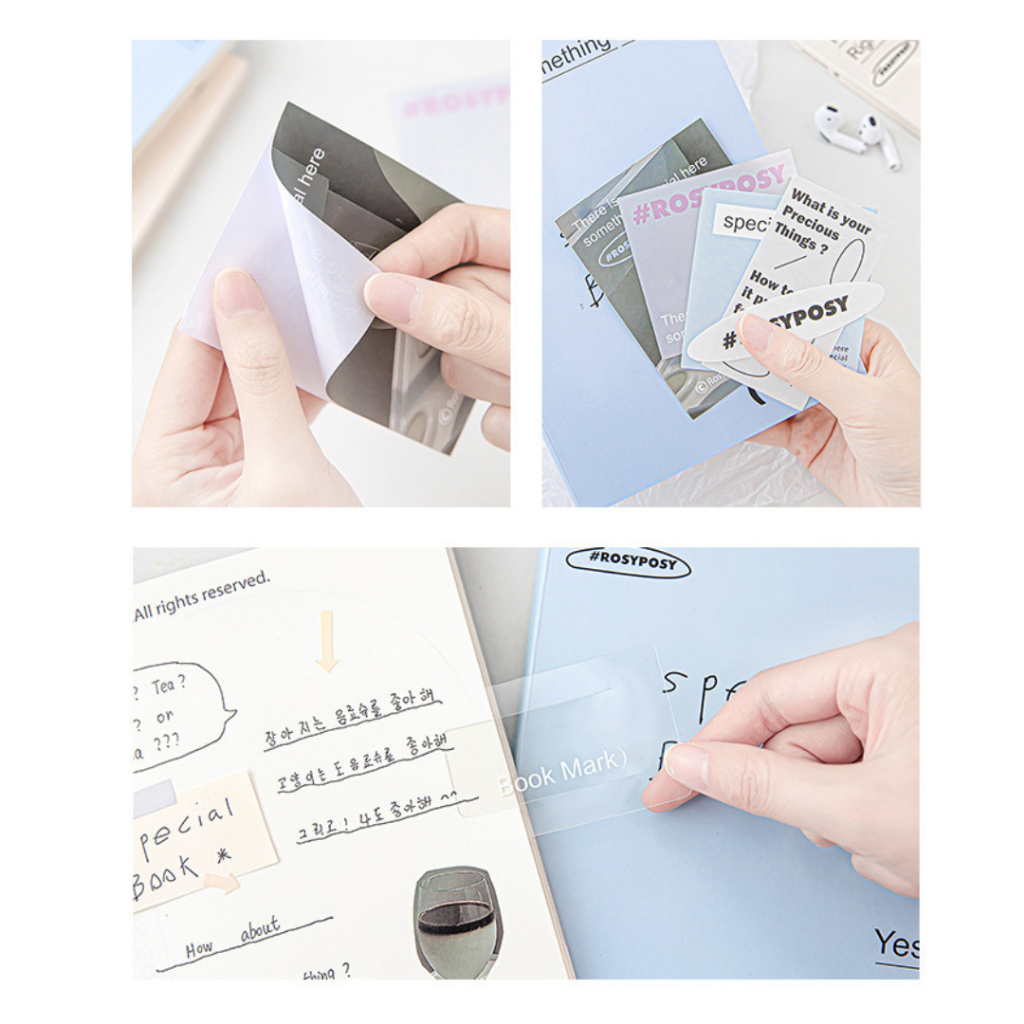 Sổ Tay SPECIAL BOOK Rosy Posy 120 Trang Nhiều Layout Định Lượng 100 GSM Tặng Kèm Stickers/ Card/ Bookmark