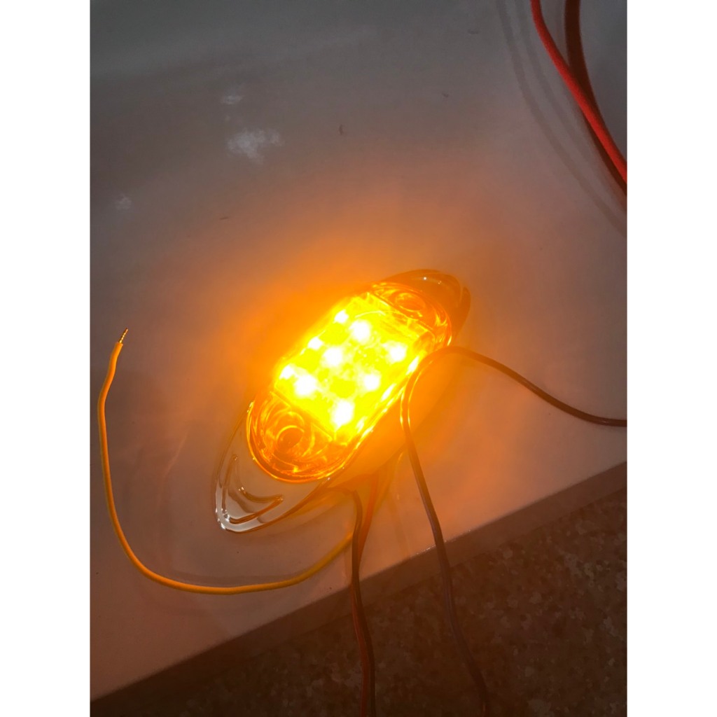 1 CẶP LED MU RÙA GẮN NÓC GẮN HÔNG Ô TÔ XE TẢI, ĐÈN TRANG TRÍ ĐIẸN ÁP 12V 24V 2 CHẾ ĐỘ