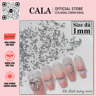 Đá chân keo mini size 1mm siêu nhỏ đính như rắc móng siêu sáng, chèn chân, tạo hình nhiều mẫu nail sang chảnh