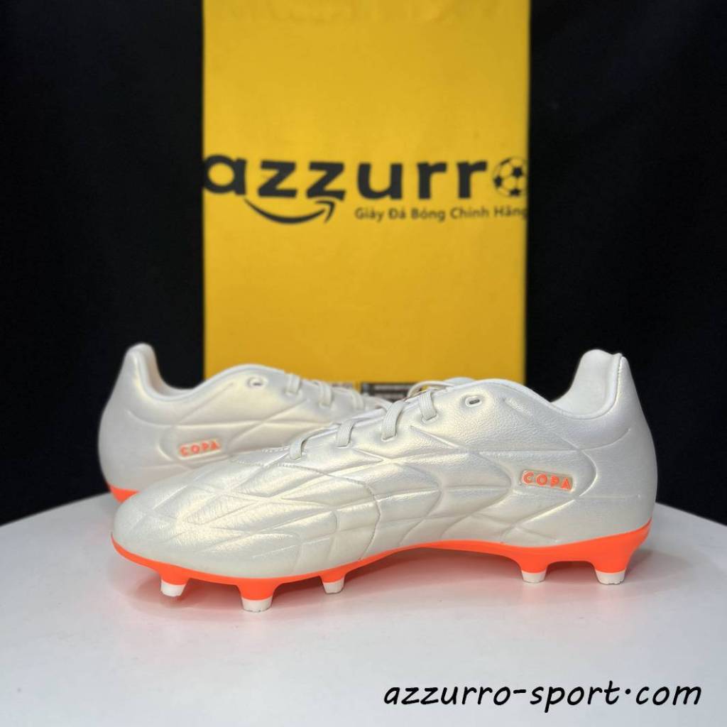 Giày Đá Bóng adidas Copa Pure .3 FG - Kem Sữa Cam - Giày Đá Banh Sân Cỏ Tự Nhiên Chính Hãng