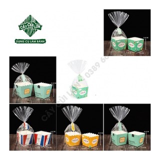 Set 10 túi kiếng giấy cao