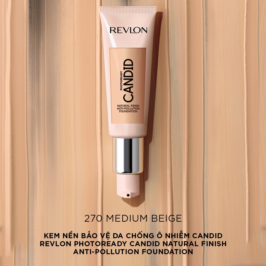 Kem nền Bảo Vệ Da, Chống Ô nhiễm Revlon PhotoReady Candid™ Natural Finish Anti-pollution 22ml