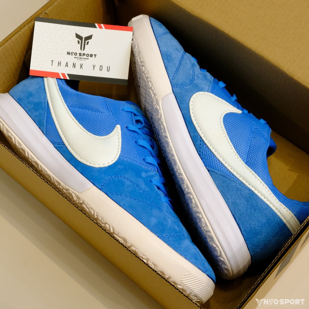 Giày Đá Banh Futsal Tiempo Sala Xanh Da IC