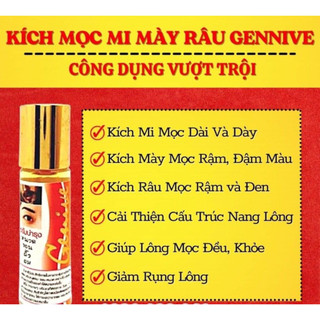Serum kích mọc mi, mày, râu, tóc genive thái