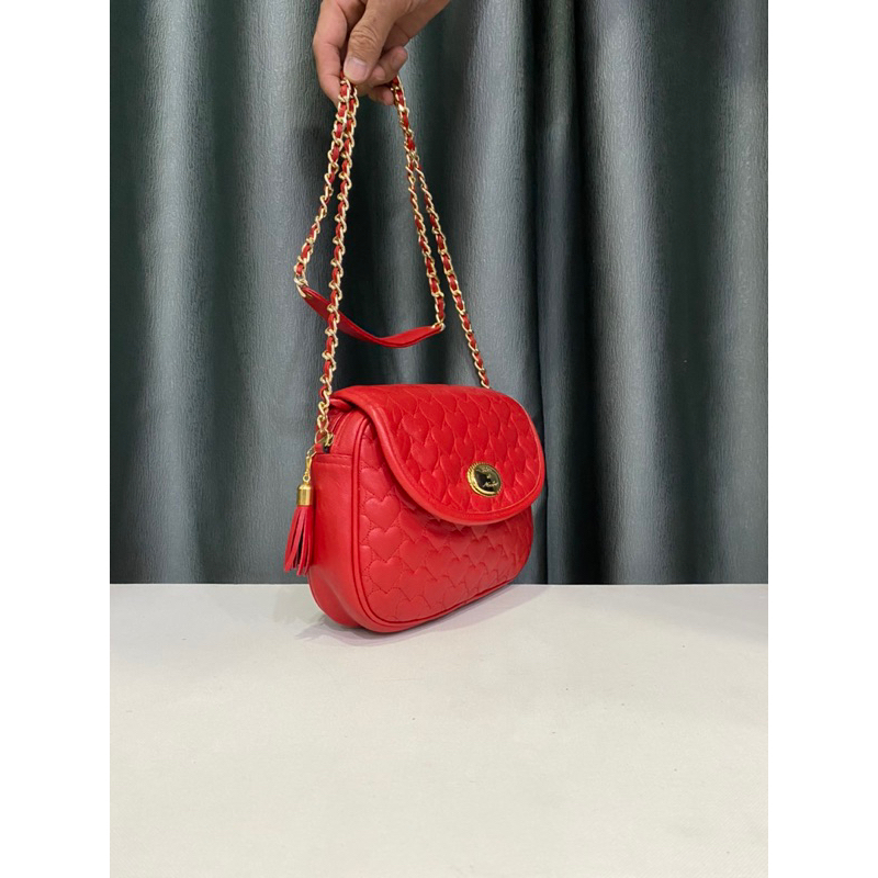 Túi si hiệu FAWPEL của Tây Ban Nha da dê trần trám thật