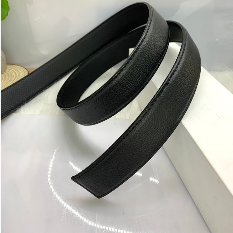 Thắt lưng nam dây nịt nam bán rời không kèm mặt dây trơn và dây bấm lỗ sẵn