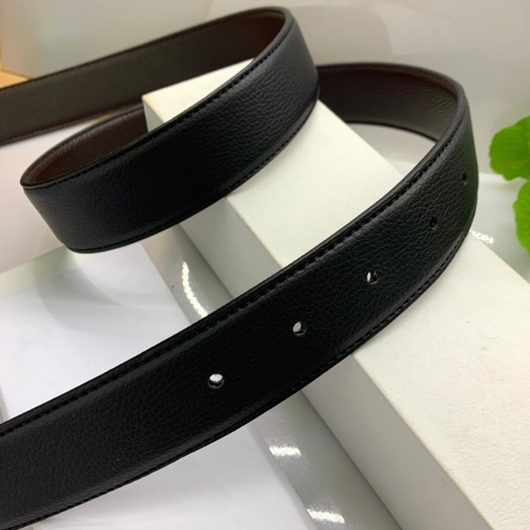 Thắt lưng nam dây nịt nam bán rời không kèm mặt dây trơn và dây bấm lỗ sẵn