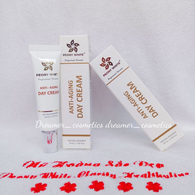 Kem mờ nám da ban ngày ANTI-AGING DAY CREAM Peony White 30ml giữ ẩm, dưỡng trắng da- Hàng chính hãng
