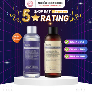 Nước Hoa Hồng Toner Klairs Không Mùi Dưỡng Ẩm Làm Dịu Da Thu Nhỏ Lỗ Chân Lông 180ML Nhập Khẩu Chính Hãng