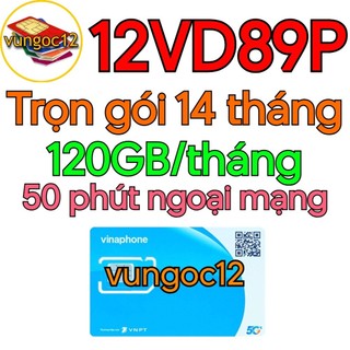 [KM 14THÁNG] SIM 4G VINAPHONE VD89P GV89 TẶNG 4GB/NGÀY TD49 100GB/THÁNG GỌI MIỄN PHÍ