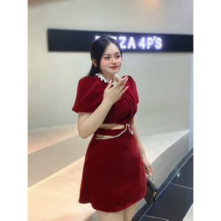 🌈BIGSIZE  ĐẦM CUT EO VIỀN CỔ VỀ THÊM MÀU🌈