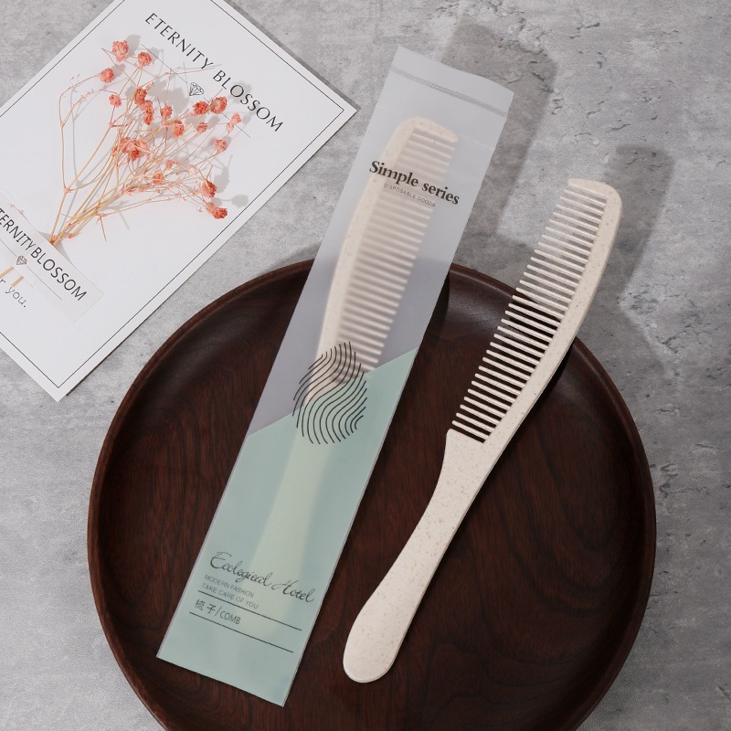 Lược chải tóc gỡ rối lúa mạch cao cấp dùng trong khách sạn, Homestay - TIZZ