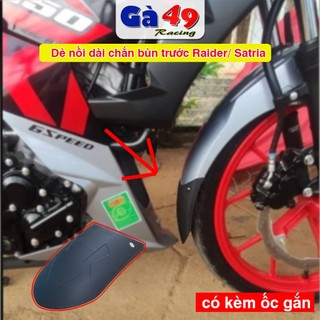 Dè nối dài chắn bùn trước Raider, Satria 150