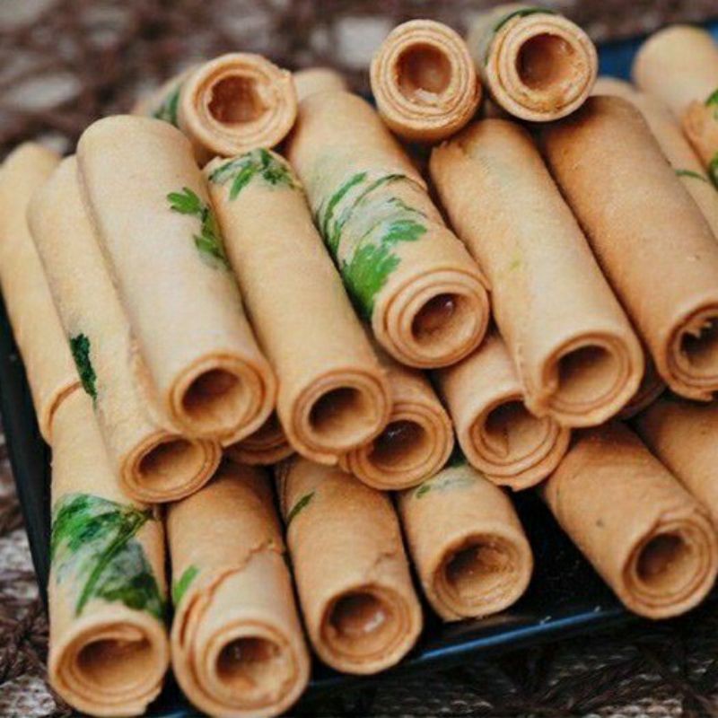 Bánh ống ngò nhân bơ đậu phộng Anvatmoimieng - Bánh ăn vặt, quà biếu, quà tặng Tết