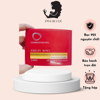Hộp khăn lau trang sức vàng bạc , đồng hồ 1994 silver