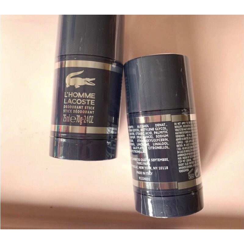 Lăn khử mùi hương nước hoa Laacoste L’Homme For Men 75ml