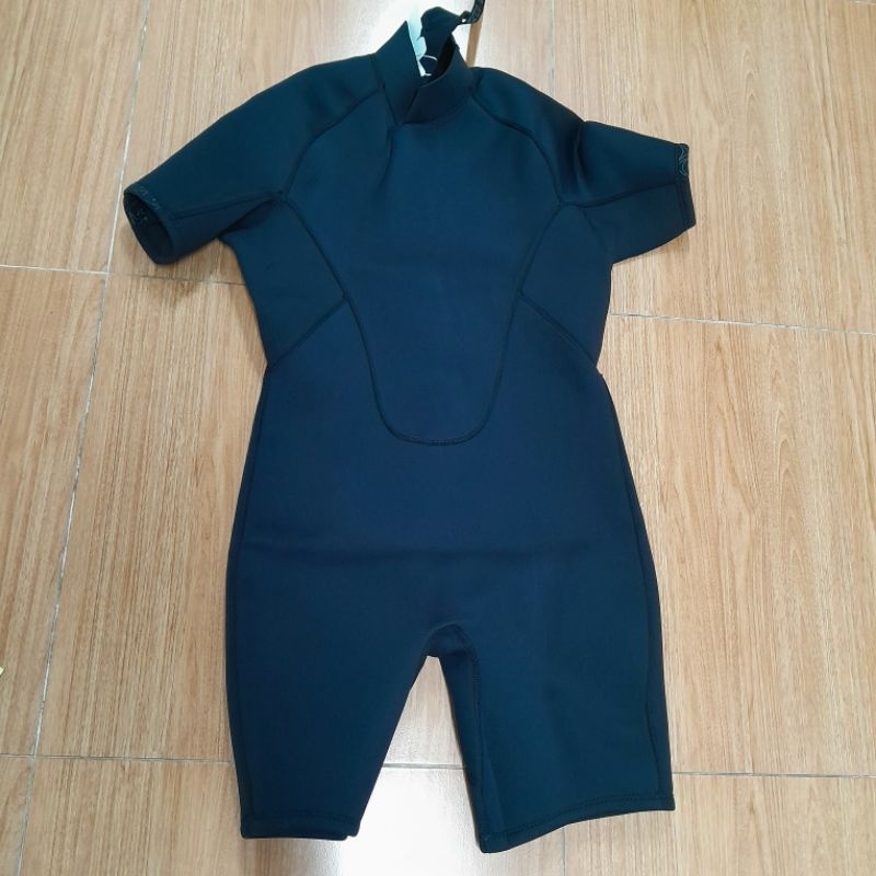 Bộ bơi giữ nhiệt ngắn tay 3mm cho nam zcco MS302-B màu đen cản gió, giữ ấm, chống nắng